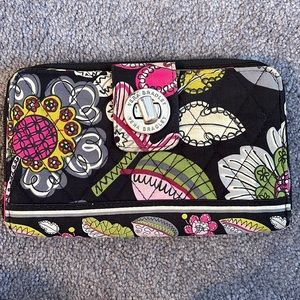 Vera Bradley turn lock wallet